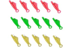 AEUEZXX Nadeleinfädler, 15-Teiliger Kunststoffeinfädler, Nähnadeleinfädler, Manueller Näheinfädler, Nähmaschinenzubehör, Nähwerkzeug Nadeleinfädler, 15 Stück Einfädelhilfe für Nadeln, Nadeln Einfädler,