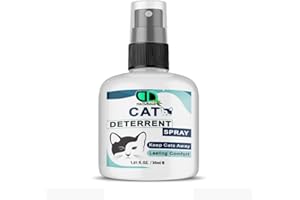 DD TECK 100% Natural Cat Deterrent Spray – Natural & Non-Toxic Deterrent for Cats and Animals,Safe & Effective Solution for Keeping Cats Away, Eco-Friendly Formula for Indoor & Outdoor Use (30ml Spray)