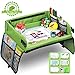 Produktbild Lenbest Kinder Knietablett, Reisetisch Auto & Kindersitz Spiel, Multifunktionales Einstellbar Tragbares Reisetablett mit Löschbar Zeichenbrett, 16 Organizer-Taschen, 5 Zeichenpapier, 6 Farbstifte