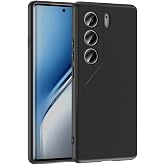 حافظة متوافقة مع غطاء الإطلاق Spia Tecno Camon 40 Pro Black الأصلي (متوافق مع Tecno Camon 40 Pro، أسود)