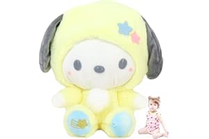 YFDSXKMZ Pochacco Plush Figure Pochacco Plush Toy Stuffed Animal Pillows Hug Pillow Cushion Decoration Ornaments Stuffed Animal Plush Toys gifts for Children and Girls 23cm(B)