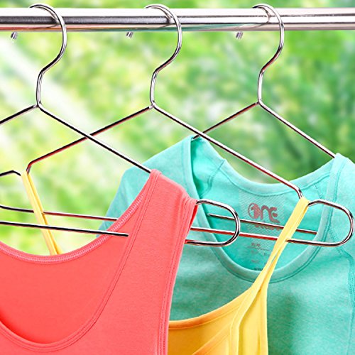 Juning 18/10 Kleiderbügel Edelstahl 20 Piece One Set, Verblassen nicht, rosten nicht, die Familie ist ein guter Helfer - 8