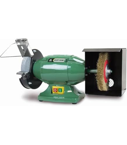 Smerigliatrice Da Banco FEMI BG36N 450W - Con Mola E Spazzola Ø150mm - Foto 8