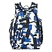 ECOSUSI Design Diaper Bag Pockets Back Pack Maternity Bag Blue&Black Color
