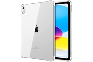 TiMOVO Clear Case for iPad 10th Generation Case, iPad Case 10th generation 2022, Slim & Light Weight TPU Protective Cover with Raised Edge and Transparent Back, Clear