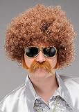 En una red elástica. Peluca Afro Grande Mega Huge Grande de los años 70