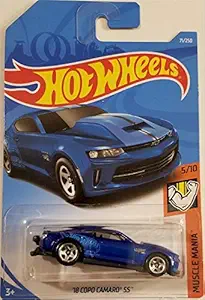 Hot Wheels 2019 Muscle Mania 5/10 - 18 Copo Camaro SS (Blue)
