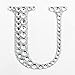 Produktbild 5cm - Diamante Self Adhesive Glitter Letter 'U' by IO