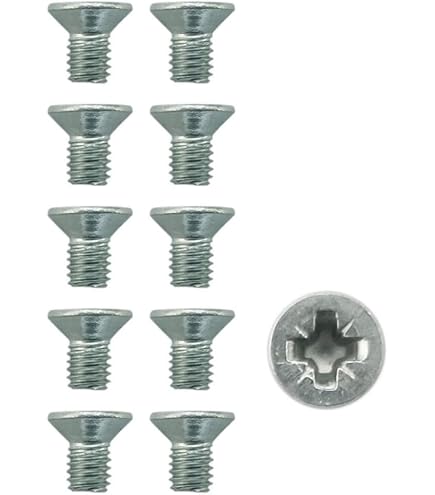 M3 X 12mm Flat/Countersunk Head Socket Screws,Pack 100-piece,Stainless Steel,Full Thread,Right Hand,Metric