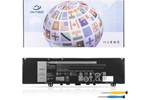 ANTIEE 38Wh 3-Cell F62G0 Laptop Batteria per dell Inspiron 13 7000 7370 7380 7386 5370 7373 2-in-1 P83G Vostro 5370 D1525S Series 39DY5 039DY5 F62GO RPJC3 0RPJC3 11.4V 3166mAh