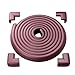 MIU COLOR Wine Red Baby Safety Table Desk Edge Corner Guard with 4 Corners, Long & More Protection for Child in a Soft Way (13ft)