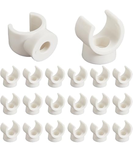 Allecto plus - 10 stuks RVS U Pijpklemmen voor M25 Buis - Slang Klem