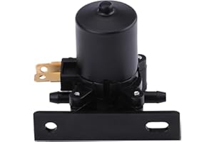 TKSE Pompa Lavavetri 12V, Motore Pompa Tergicristallo Universale per Tergicristallo per Auto Van Bus Truck