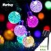 Produktbild Solar LichterketteMorbuy Weihnachten 8 Modes LED Solar Lichterkette Wasserfest 4m/20LED Mehrfarbig Draussen Dekoration für Garten Terrasse Hof Haus Weihnachtsbaum Feiern