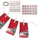 Produktbild Adventskalender mit 24 Tüten "Didi" inkl. Holzklammern und Schnur + Klebezahlen zum selbst befüllen
