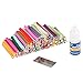 Beauty7 100 3D Fruit Heart Nail Art Tips Fimo Stick Rods Polymer Clay Stickers Decoration,Assorted Fruit Designs With Cutter