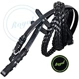 KöniglichegeflochteneZügel. /GemüsegegerbteLeder. /Edelstahl-Schnallen.