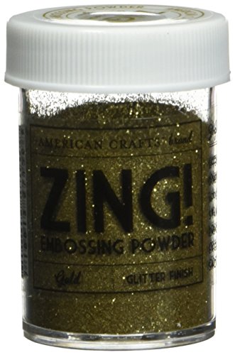 American Crafts 1 Oz Zing, Glitter Embossing-Puder, Gold