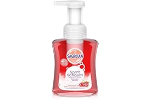 Sagrotan Jabón de Espuma de Terciopelo con Flor de Cerezo y Rosa, 1 jabón de Espuma de 250 ml en dispensador de jabón, 250 ml (1 Unidad)