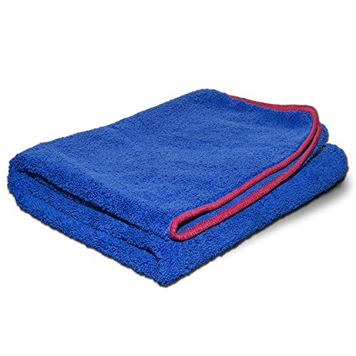 	 Sisbrill Toalla Azul Ultrasuave de Secado para la Pintura del Coche y Moto 90x60