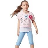 Life Is Fun Kız &Ccedil;ocuk T-shirt Tayt Takım