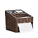 Produktbild Aufbewahrungsbox Desktop Stroh Korb Papier Rattan Korb Fernbedienung Schlüssel Multifunktions Tissue Box Kleiner Aufbewahrungskorb (Color : Chocolate)
