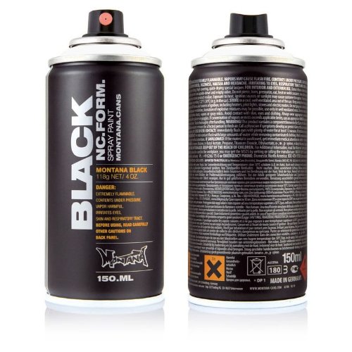 Montana BLACK Sprühdosen POCKET CANS 150ml Vorratspack 6 verschiedene Farben - 7