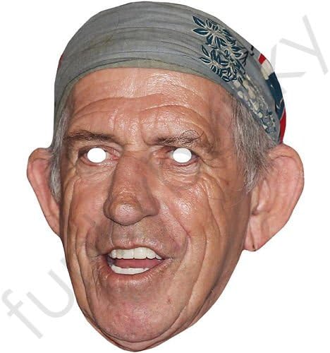 Keith Richards - Rolling Stones Celebrity Singer Band Card Mask
