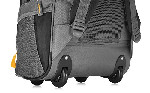 HP (J6X32AA) Rollen-Rucksack (für Notebooks, Laptops, mit höhenverstellbaren Griff) 39,62 cm (15,6 Zoll) schwarz/grau - 4