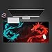 Produktbild Mauspad Blau Und   Drachen Mauspad   Gummisperre Gamer Computer Tastatur   Mauspad Pc Gaming Mauspad An Gamer