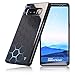 Price comparison product image Samsung Galaxy Note 8 Case Black PULSARplus® Flexible TPU Silicone Protection Phone Case Cover Blue Glow Design as Premium Accessory for Galaxy Note 8