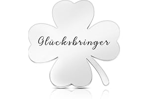 Photect Ciondoli Quadrifoglio Glücksbringer Adulatore della Mano del Quadrifoglio Regalo del Quadrifoglio Fortunato per Incoraggiamento Regalo Colleghi Amici Bambini