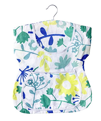 WENKO 3714010100 Wäscheklammer-Kleid, 100 % Baumwolle, 33 x 37 x 1 cm, Mehrfarbig