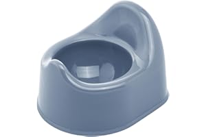 Rotho Babydesign Bella Bambina Kindertopf - Kinder-Toilettensitz in Misty Blau - Nachhaltiges und ergonomisches Töpfchen für Kinder - Komfortabel und praktisch für die Toilettenausbildung