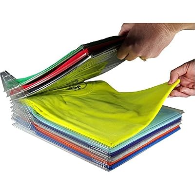 Zooarts 10 packs Organiseur de vêtements Système Closet tiroir Bureau fichier Cabinet organisation