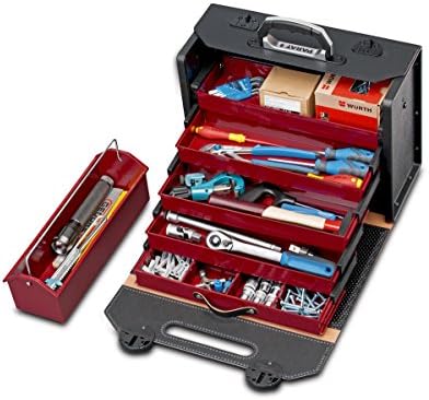 PARAT42.000.571 5-Part Top-Line Tool Bag with Drawers - Black