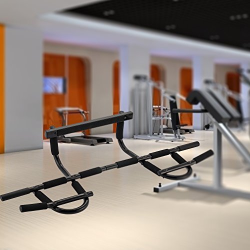 ROVATE® Klimmzugstange Oberkörpertrainer,Trainings Gerät für Türrahmen bis 120 kg belastbar - 5