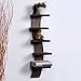 Driftingwood Wall Shelf Rack Curve Shape 5 Tier Wall Shelves - Brown Laminated RS.1199.00