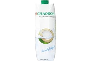 Chaokoh Kokosnusswasser, 100% natürliches Kokoswasser aus Thailand, 1 Liter Packung