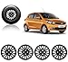 Auto Pearl-Premium Quality Car Full Black Wheel Cover Caps Black 14 inches Press Type Fitting For - Tata Tiago RS.1349.00