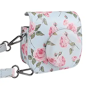 Camera Case Compatible Fujifilm Instax Mini 8 Mini 8+ Mini 9, Yoption Classic Vintage Pu Leather Camera Case Bag with Strap Compatible Fujifilm Instax Mini 8/8+ Mini 9 Instant Film Camera