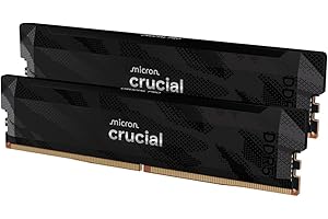 ‎CRUCIAL Crucial Pro DDR5 RAM 32GB Kit (2x16GB) 6400MHz CL32, Gaming PC Arbeitsspeicher, Intel XMP 3.0 / AMD Expo, Schwarz - CP2K16G64C32U5B