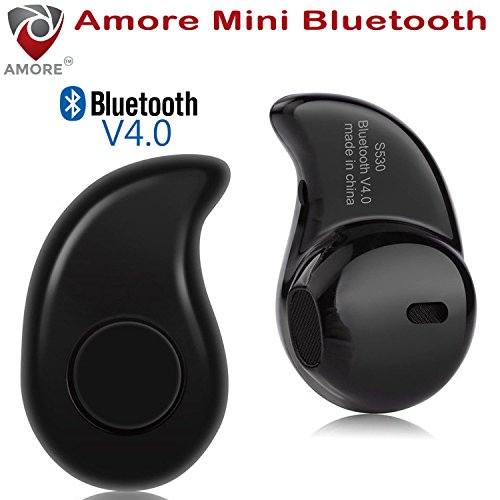 Amore Mini Style Wireless Bluetooth Headphone Black S530 1Pcs In-Ear V4.0 Stealth Earphone Phone Headset For Andriod devices,Multicolor RS.299 (70.00% Off) - Amazon