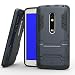 Produktbild Moto X Play Hülle, SsHhUu Stoßsichere Dual Layer Hybrid Tasche Schutzhülle mit Ständer fürMoto X Play (5.5") Blau Schwarz