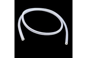Silicone Tube, iMeistek Food Grade Flexible Silicone Hose, 6 mm ID x 8 mm OD, Length 1.5 Meters, Water Air Hose Pipe, for Pump Transfer