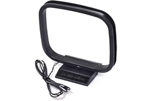 Namvo 75 Ohm Antenne Radio FM AM Rahmenantenne für Indoor HD Radio FM Radio Bluetooth Stereo Receiver AV Audio Vedio Heimkino Receiver