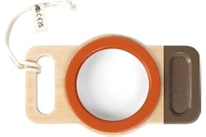 small foot Lente d'ingrandimento XXL "Discover" in legno certificato FSC® 100%, gioco per Outdoor, da 2 anni