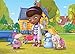 Produktbild 1art1 81663 Doc McStuffins - Dottie Mit Hallie, Stuffy, Chilly Und Lambie Fototapete Poster-Tapete 160 x 115 cm