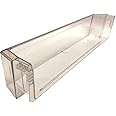 WHITEFLIP Genuine Bottle Shelf Rack Suitable for LG Double Door Refrigerator Compatible with Part Code MAN625901, Match Code & Buy Fridge Door Shelf (Size 47.3 x 9.5 CM)