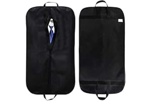 2 pcs Housses à Vêtements, Venga amigos 40" Housse de Voyage Pliable à Poignées pour Costumes, Couvertures de Protection à Vêtement, 2 Pcs, 2 Pcs